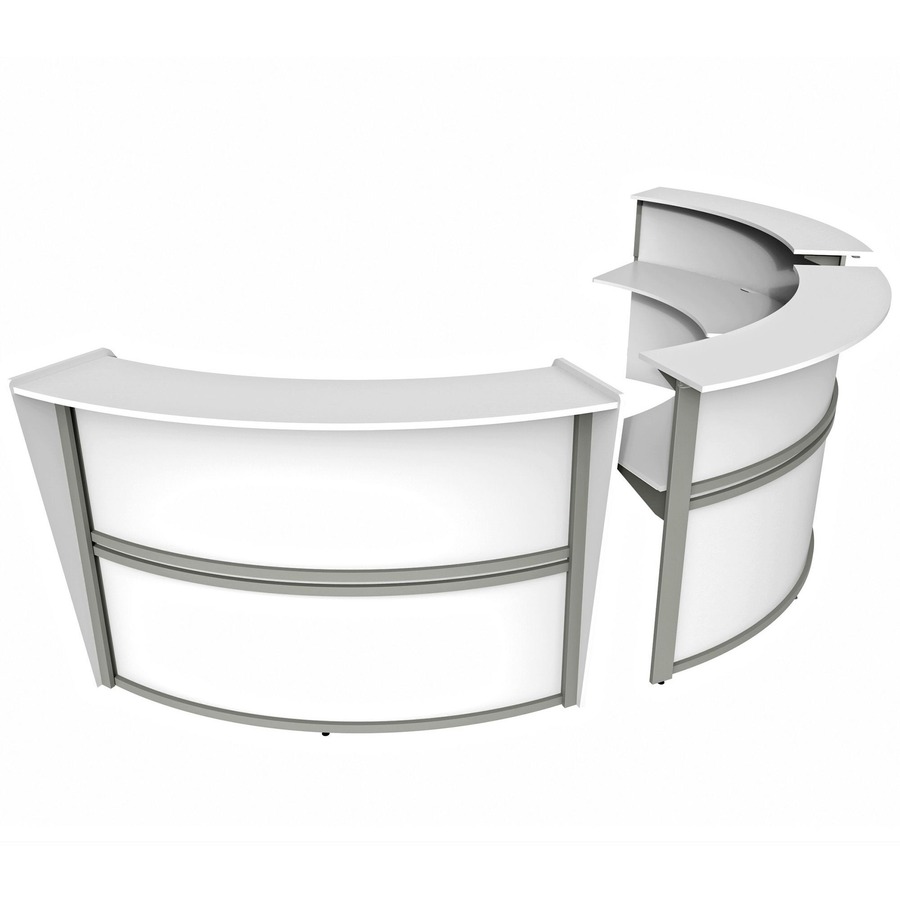 Linea Italia 3-Unit Curved Reception Desk