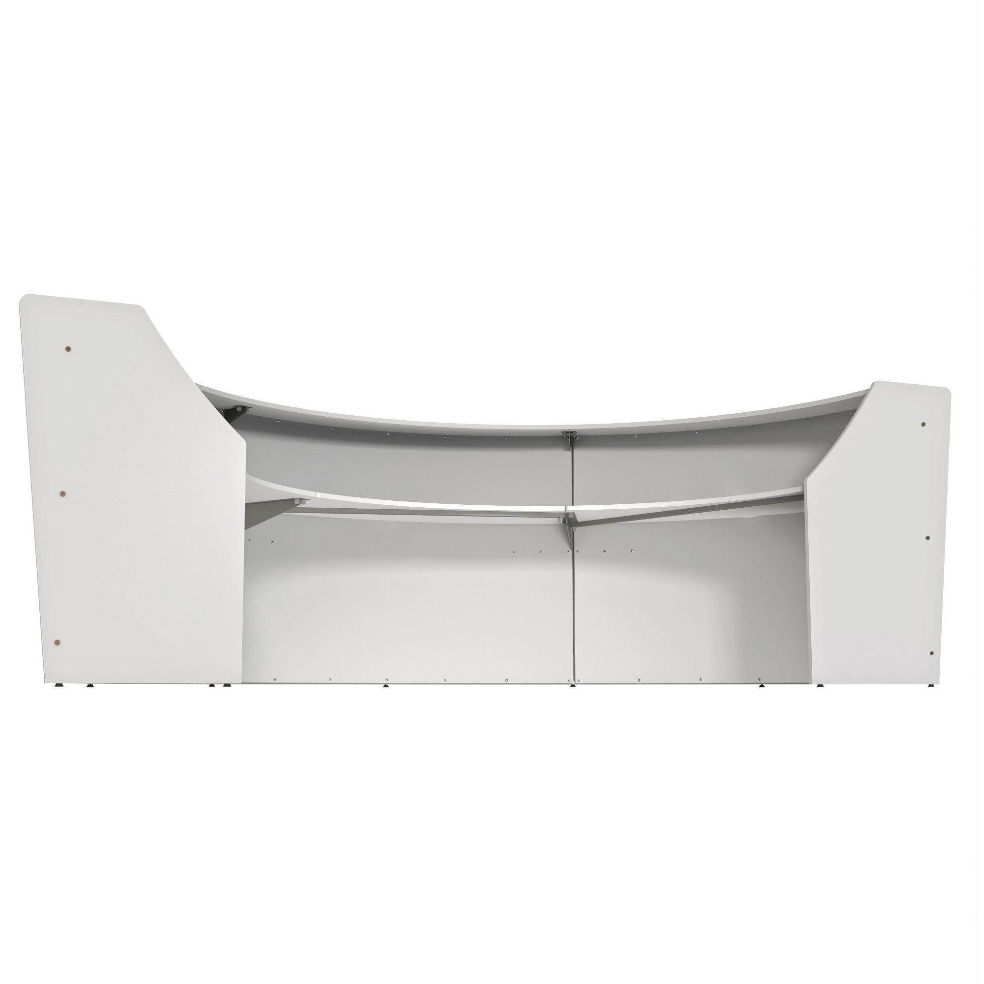 Linea Italia 3-Unit Curved Reception Desk