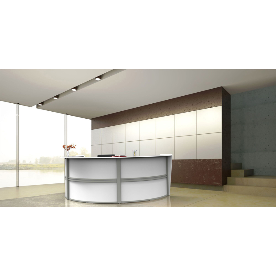 Linea Italia 3-Unit Curved Reception Desk
