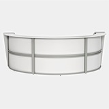 Linea Italia 3-Unit Curved Reception Desk