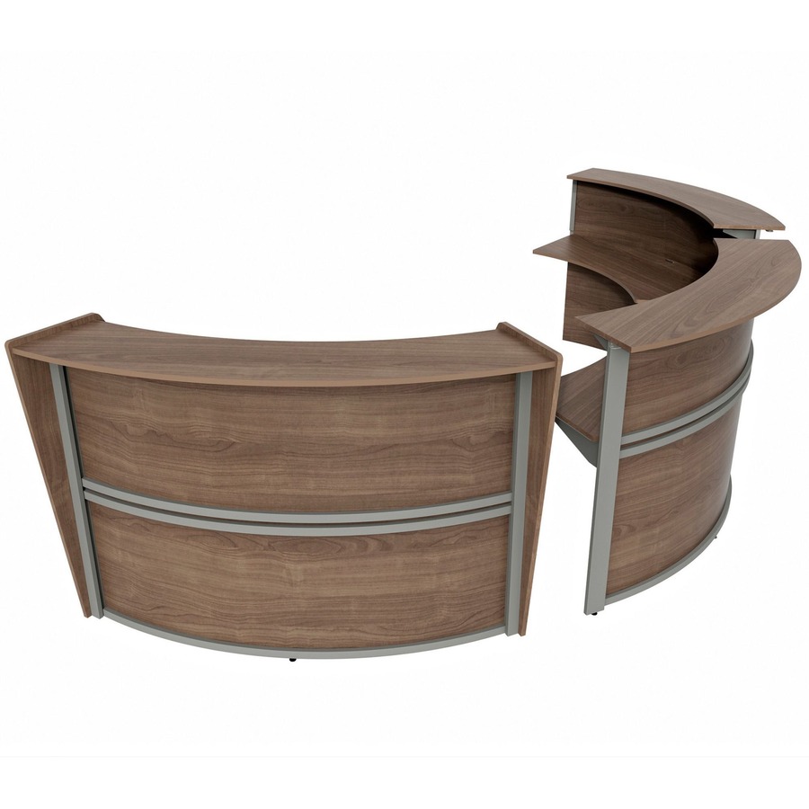 Linea Italia 3-Unit Curved Reception Desk
