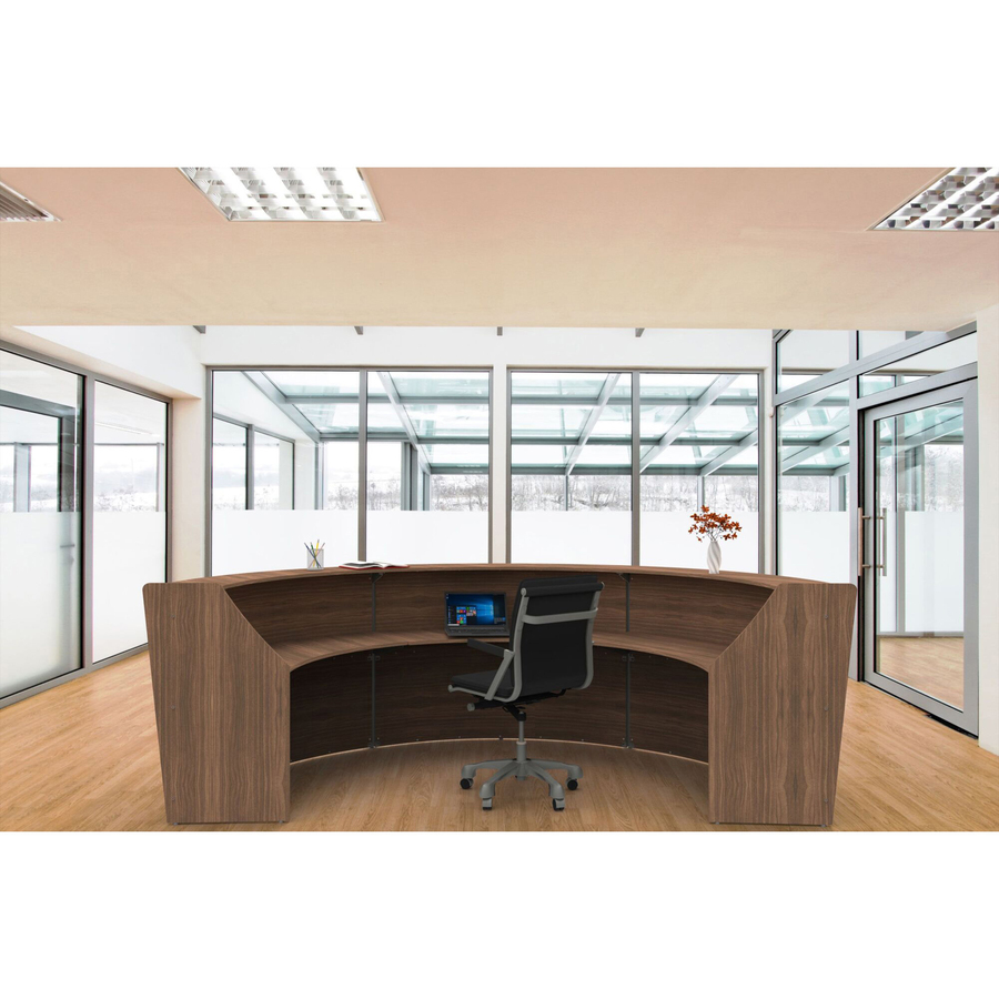 Linea Italia 3-Unit Curved Reception Desk