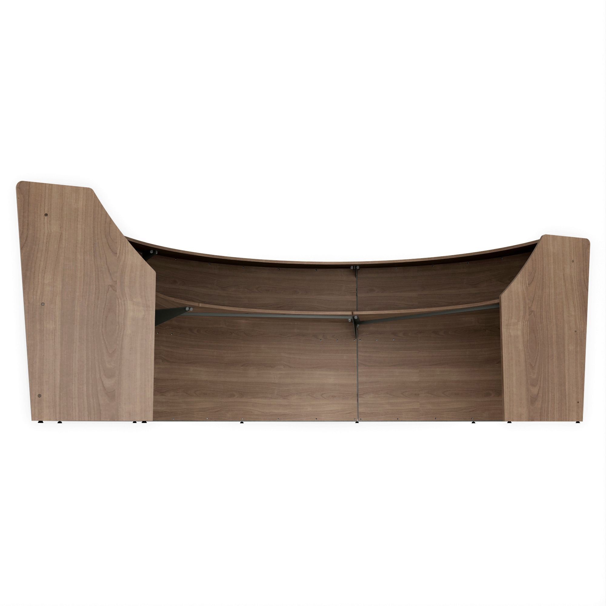 Linea Italia 3-Unit Curved Reception Desk