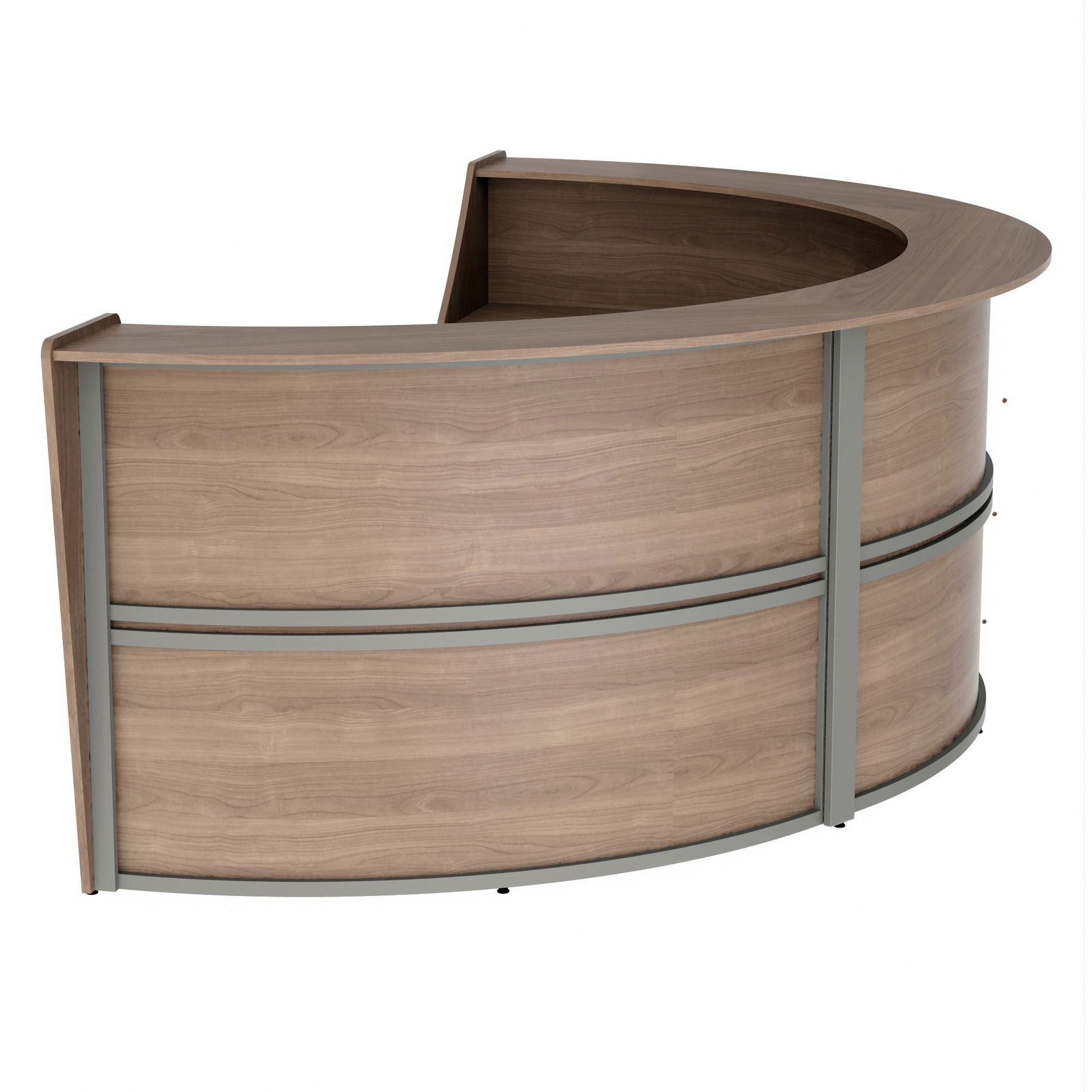 Linea Italia 3-Unit Curved Reception Desk