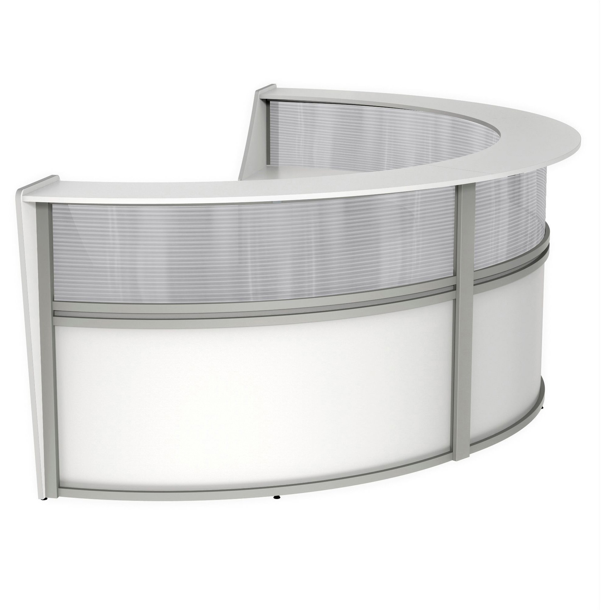 Linea Italia 3-Unit Curved Reception Desk