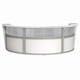 Linea Italia 3-Unit Curved Reception Desk
