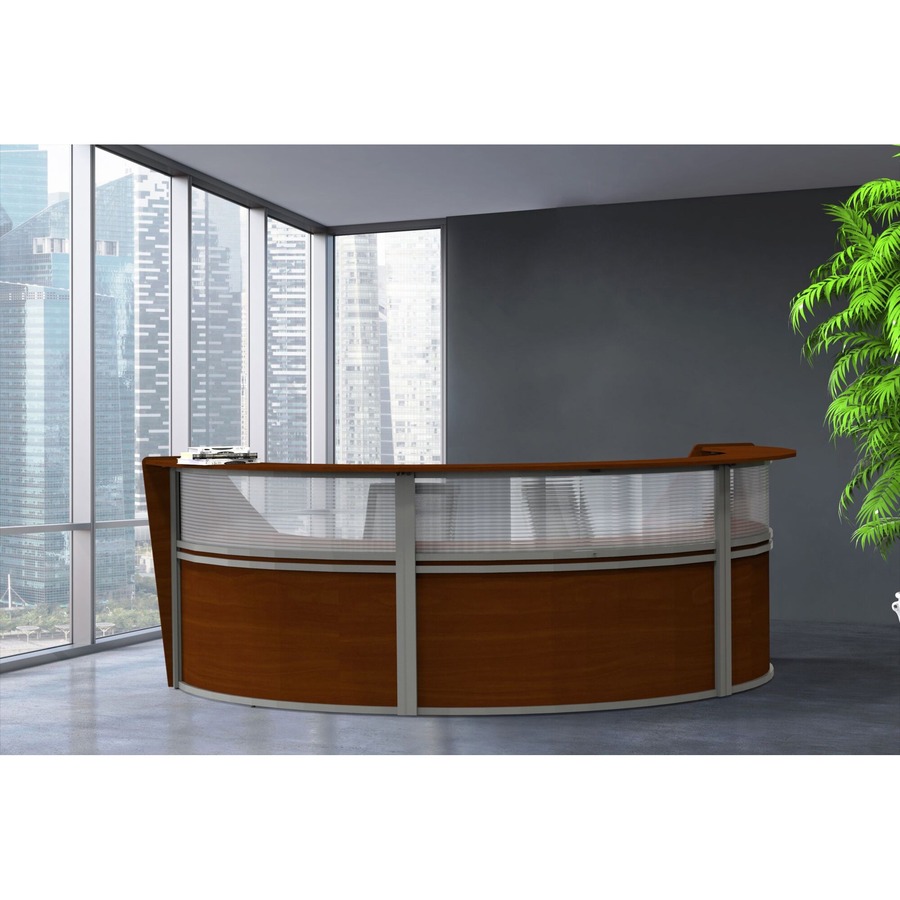 Linea Italia 3-Unit Curved Reception Desk