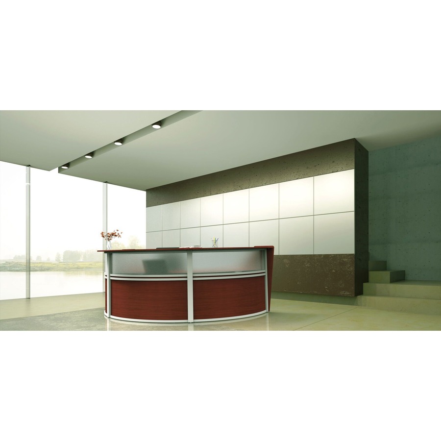 Linea Italia 3-Unit Curved Reception Desk