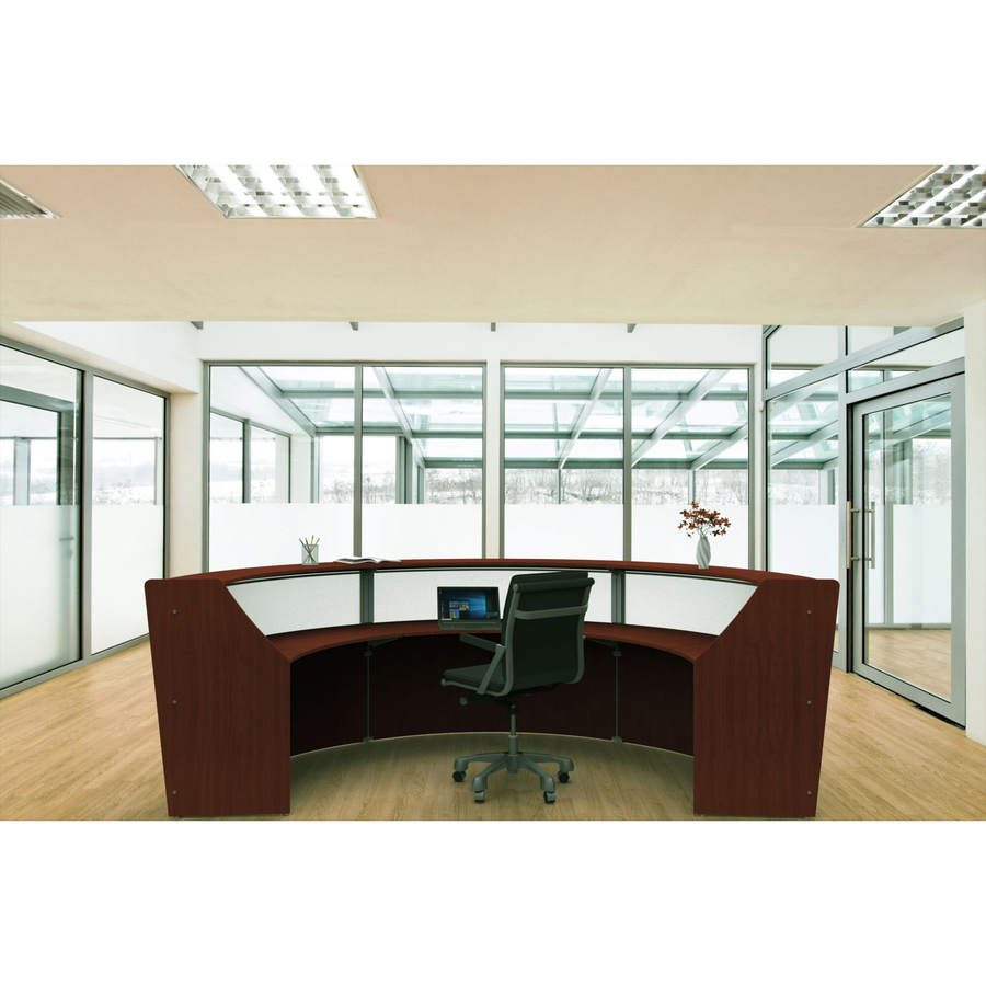 Linea Italia 3-Unit Curved Reception Desk