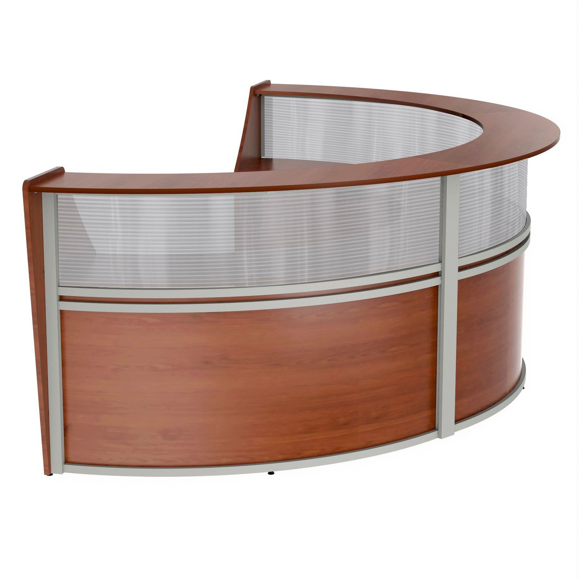 Linea Italia 3-Unit Curved Reception Desk