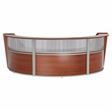 Linea Italia 3-Unit Curved Reception Desk