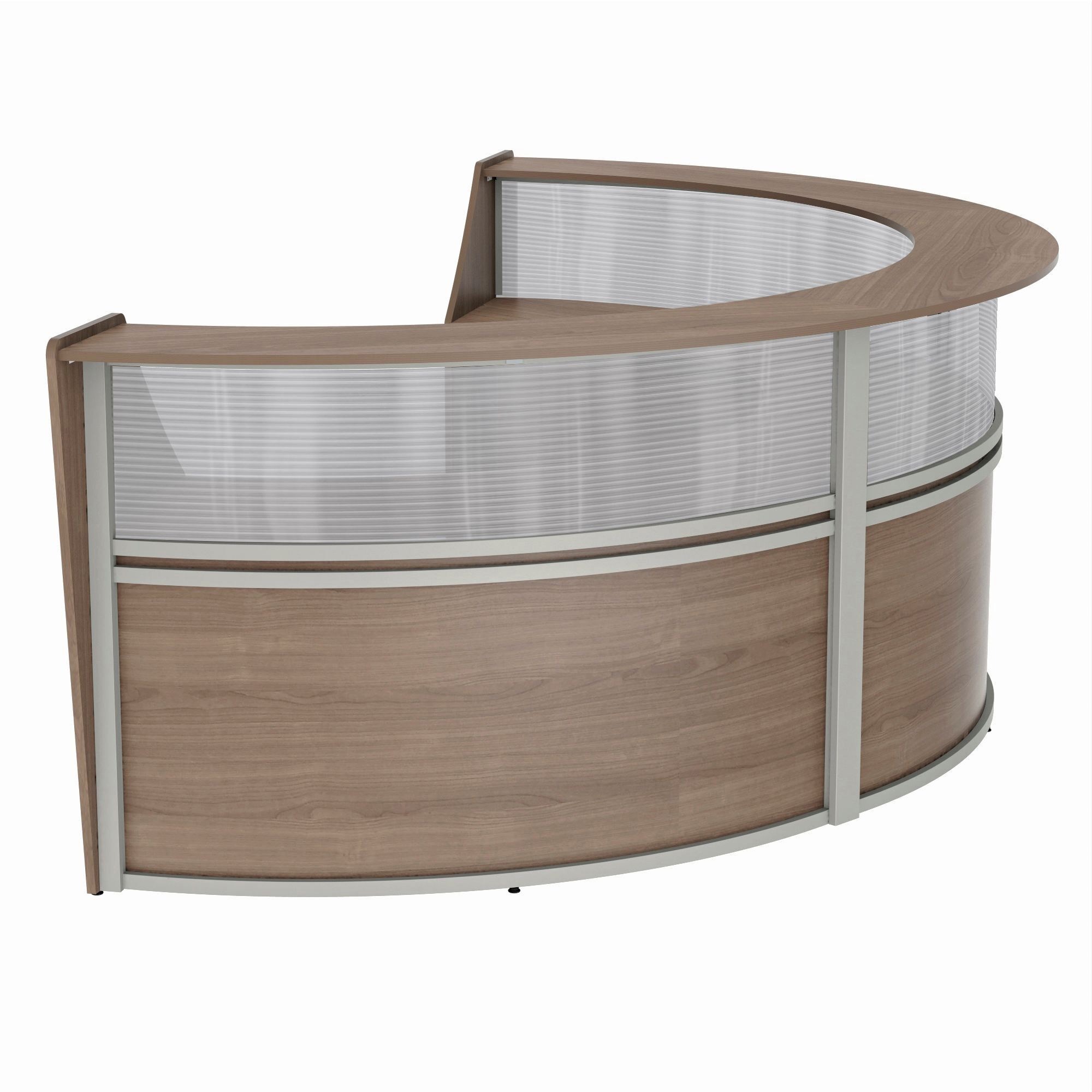 Linea Italia 3-Unit Curved Reception Desk