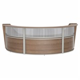 Linea Italia 3-Unit Curved Reception Desk