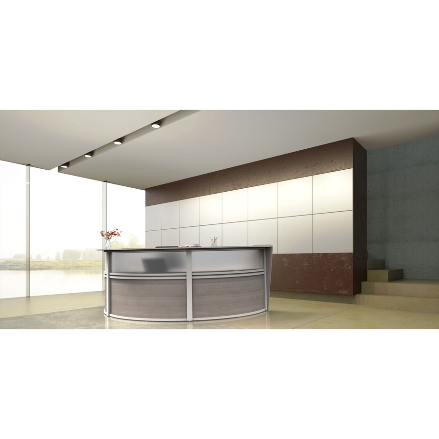 Linea Italia 3-Unit Curved Reception Desk