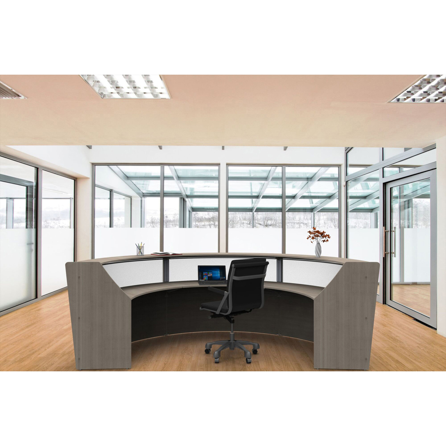 Linea Italia 3-Unit Curved Reception Desk