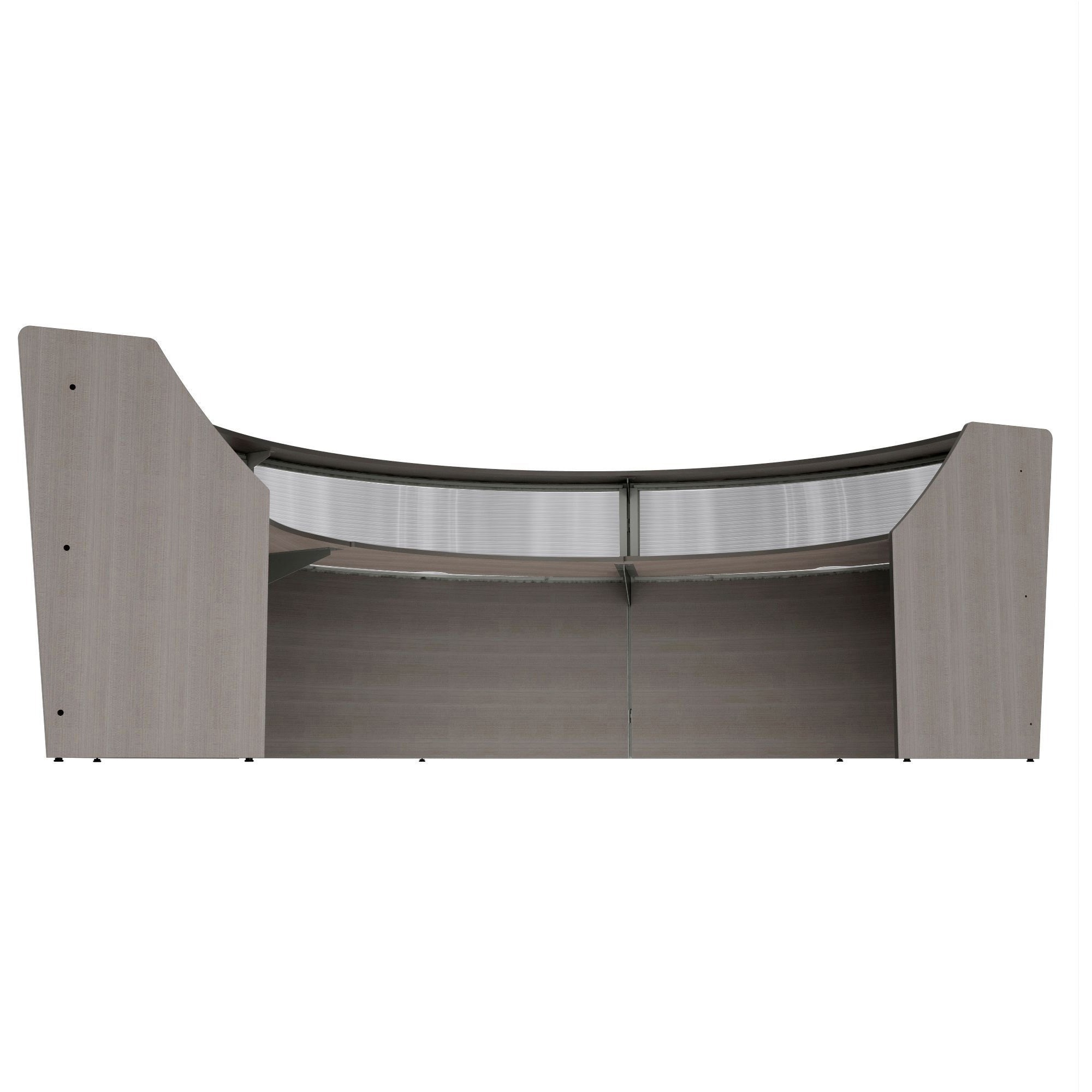 Linea Italia 3-Unit Curved Reception Desk