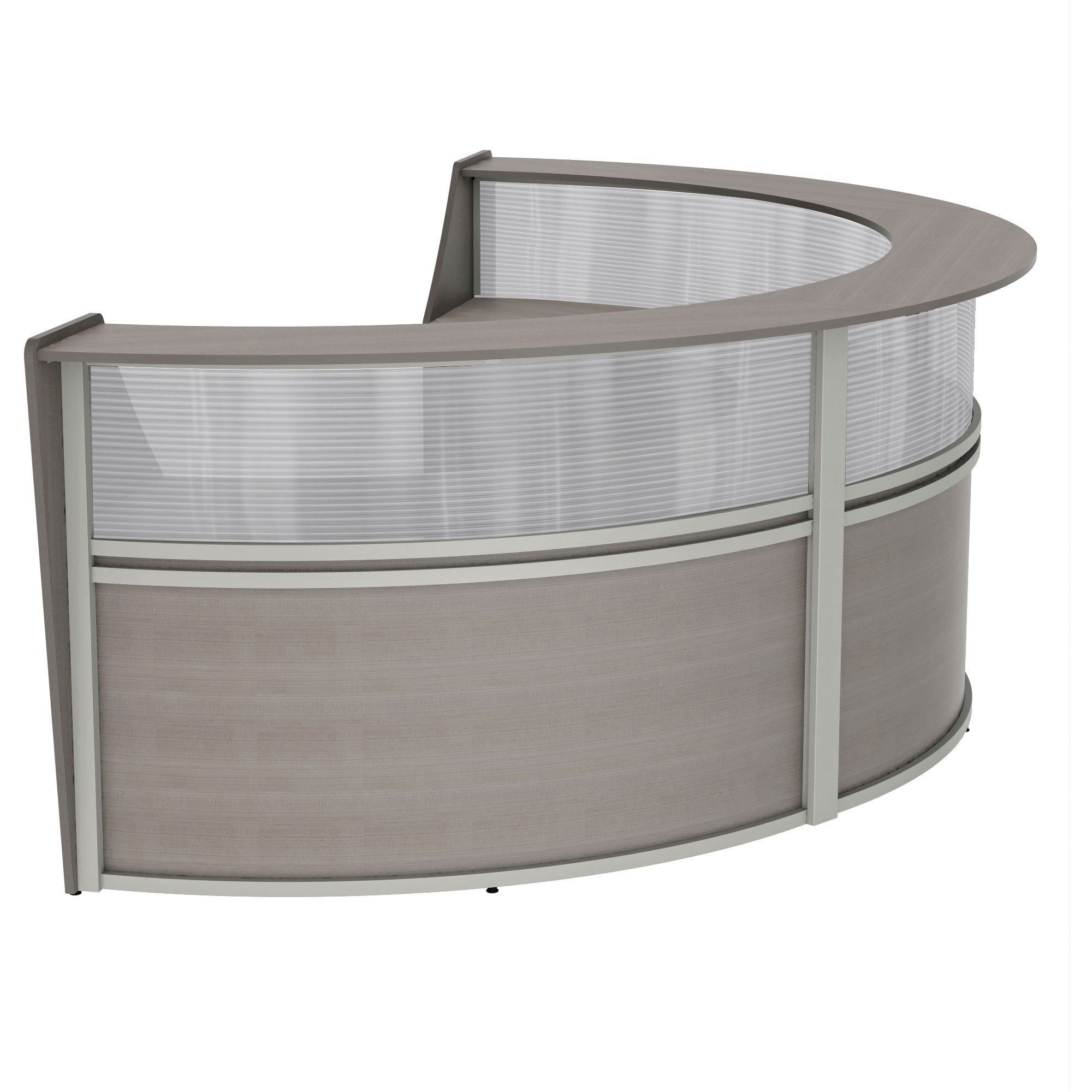 Linea Italia 3-Unit Curved Reception Desk