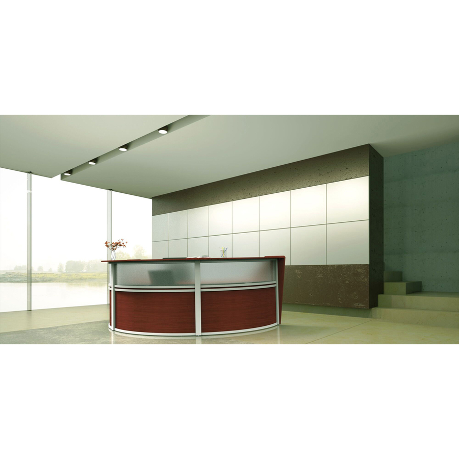 Linea Italia 3-Unit Curved Reception Desk