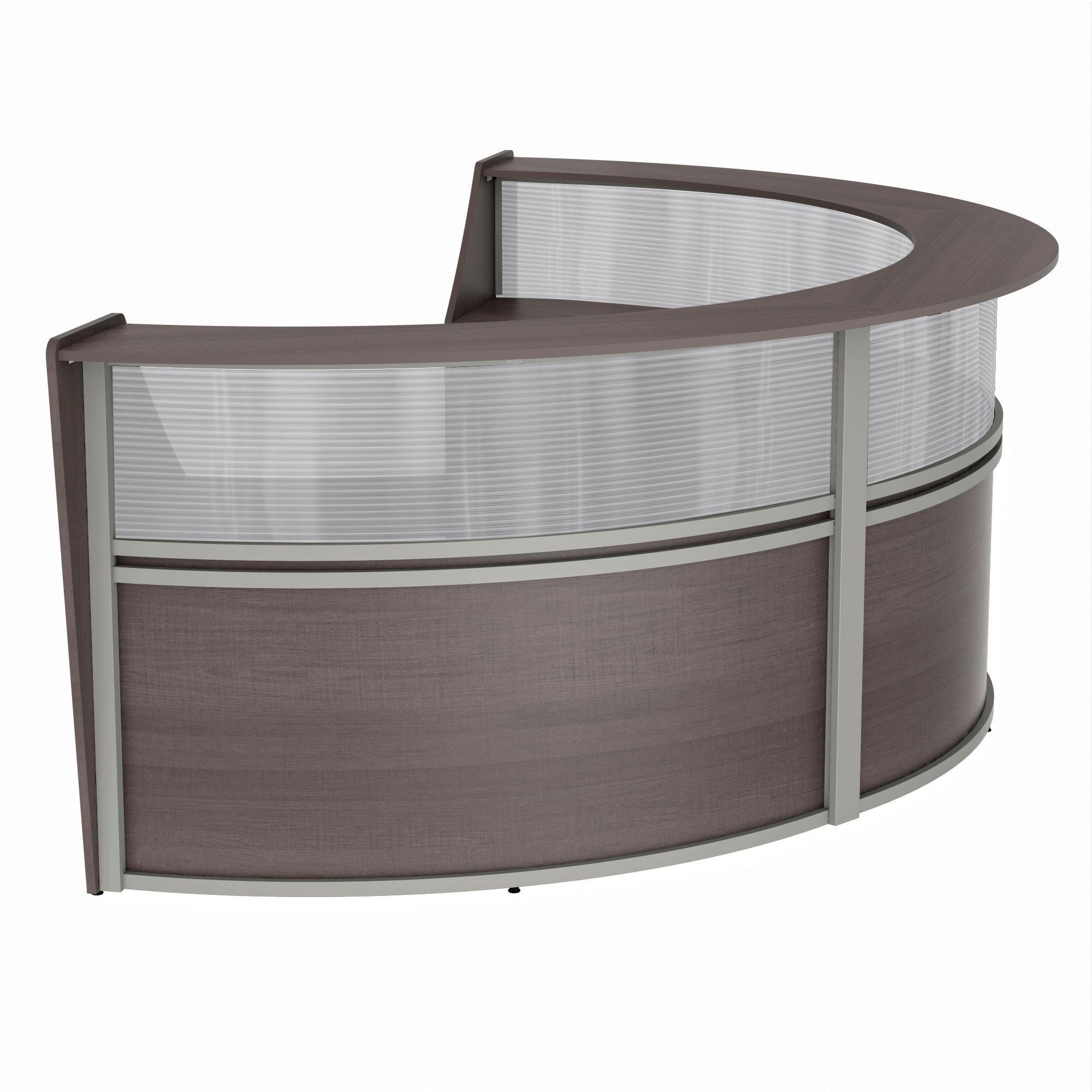 Linea Italia 3-Unit Curved Reception Desk