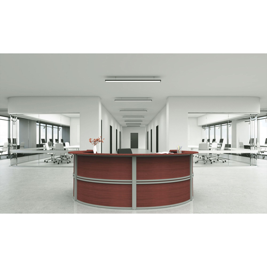 Linea Italia 4-Unit Curved Reception Desk