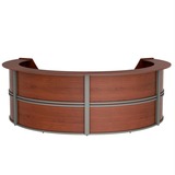 Linea Italia 4-Unit Curved Reception Desk