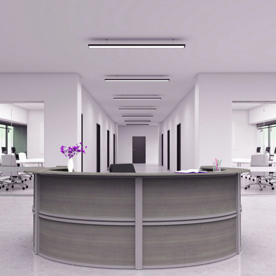 Linea Italia 4-Unit Curved Reception Desk