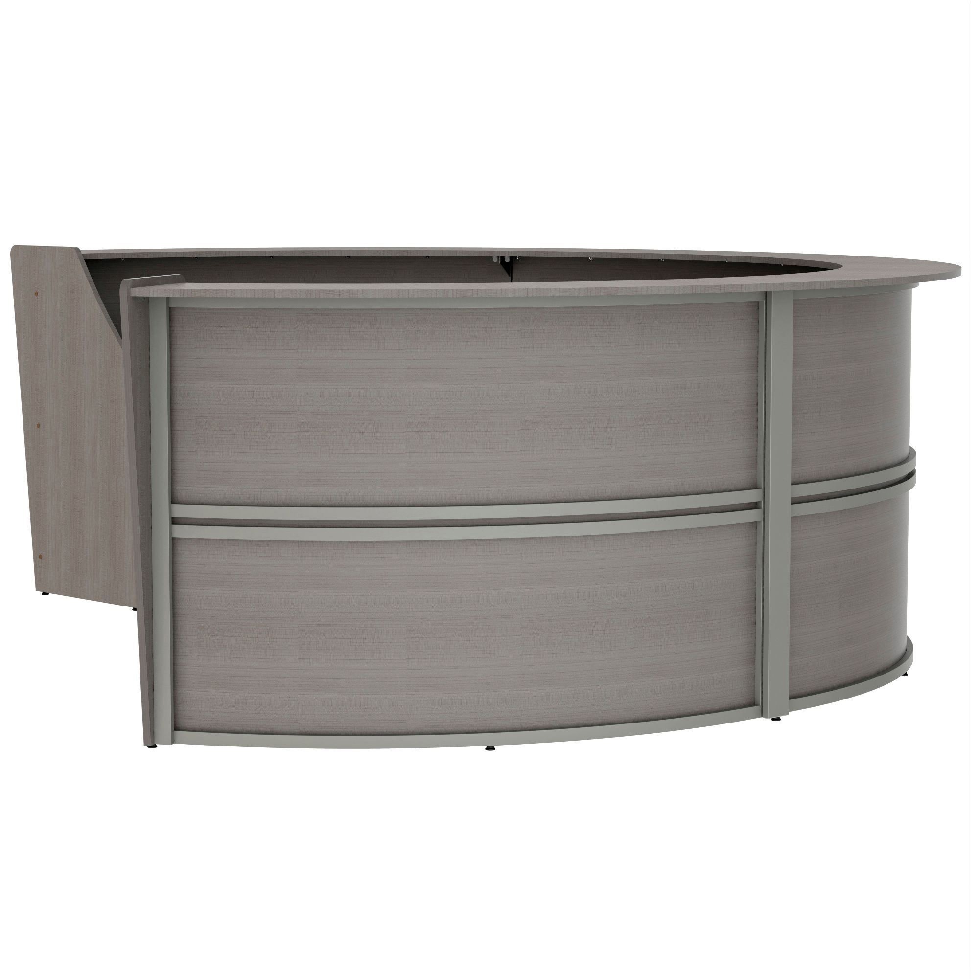 Linea Italia 4-Unit Curved Reception Desk