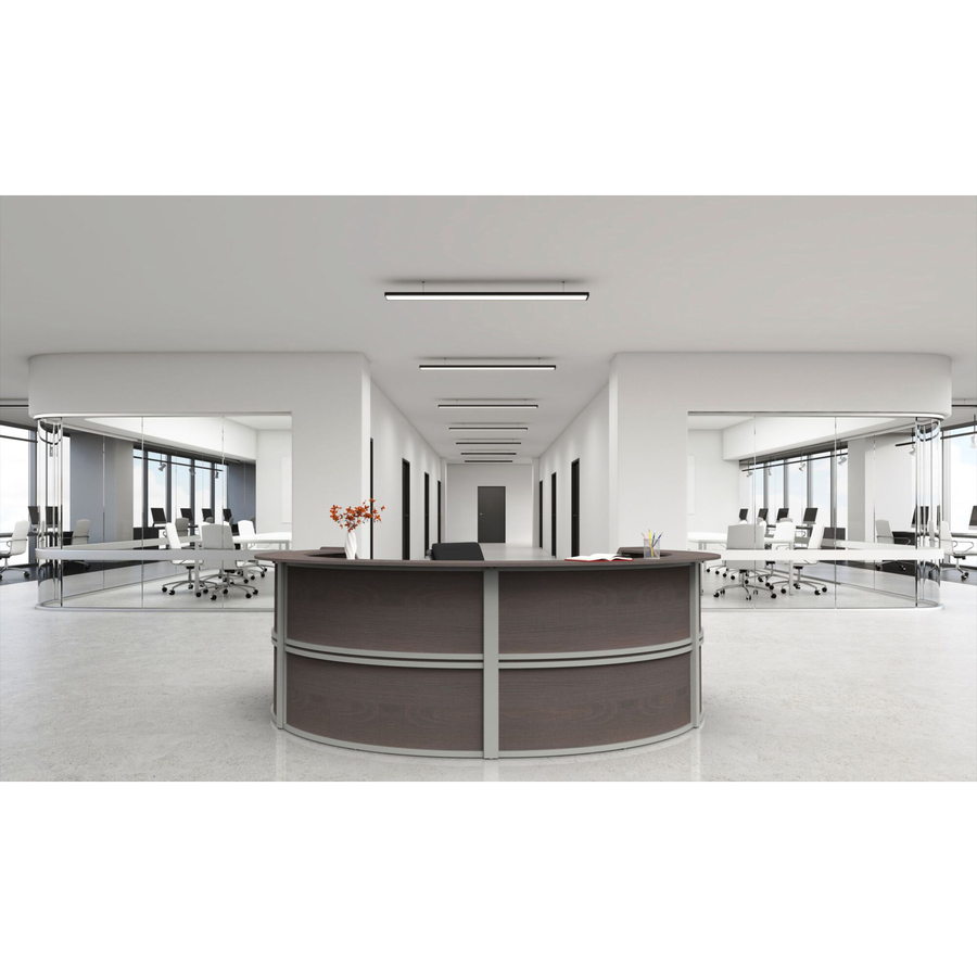 Linea Italia 4-Unit Curved Reception Desk
