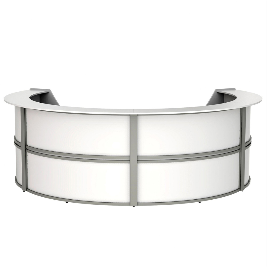 Linea Italia 4-Unit Curved Reception Desk