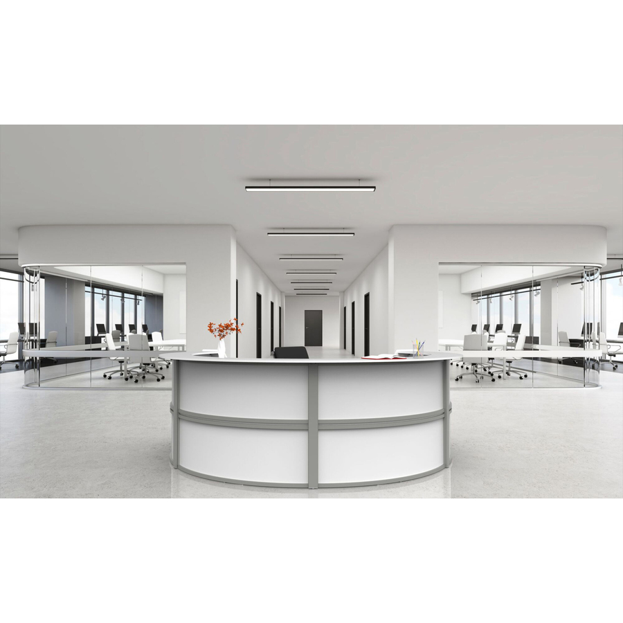 Linea Italia 4-Unit Curved Reception Desk