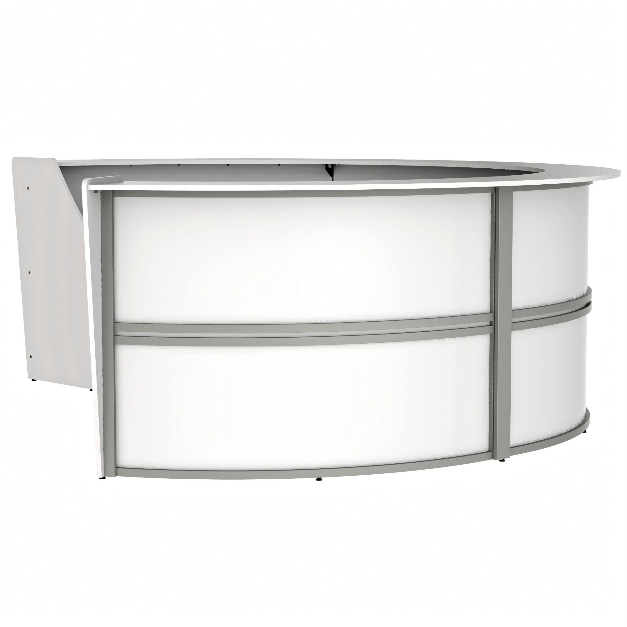 Linea Italia 4-Unit Curved Reception Desk