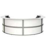 Linea Italia 4-Unit Curved Reception Desk