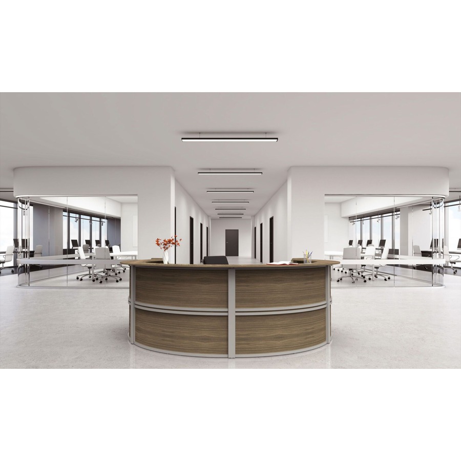 Linea Italia 4-Unit Curved Reception Desk