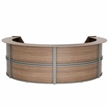 Linea Italia 4-Unit Curved Reception Desk