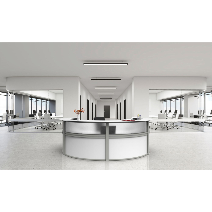 Linea Italia 4-Unit Curved Reception Desk
