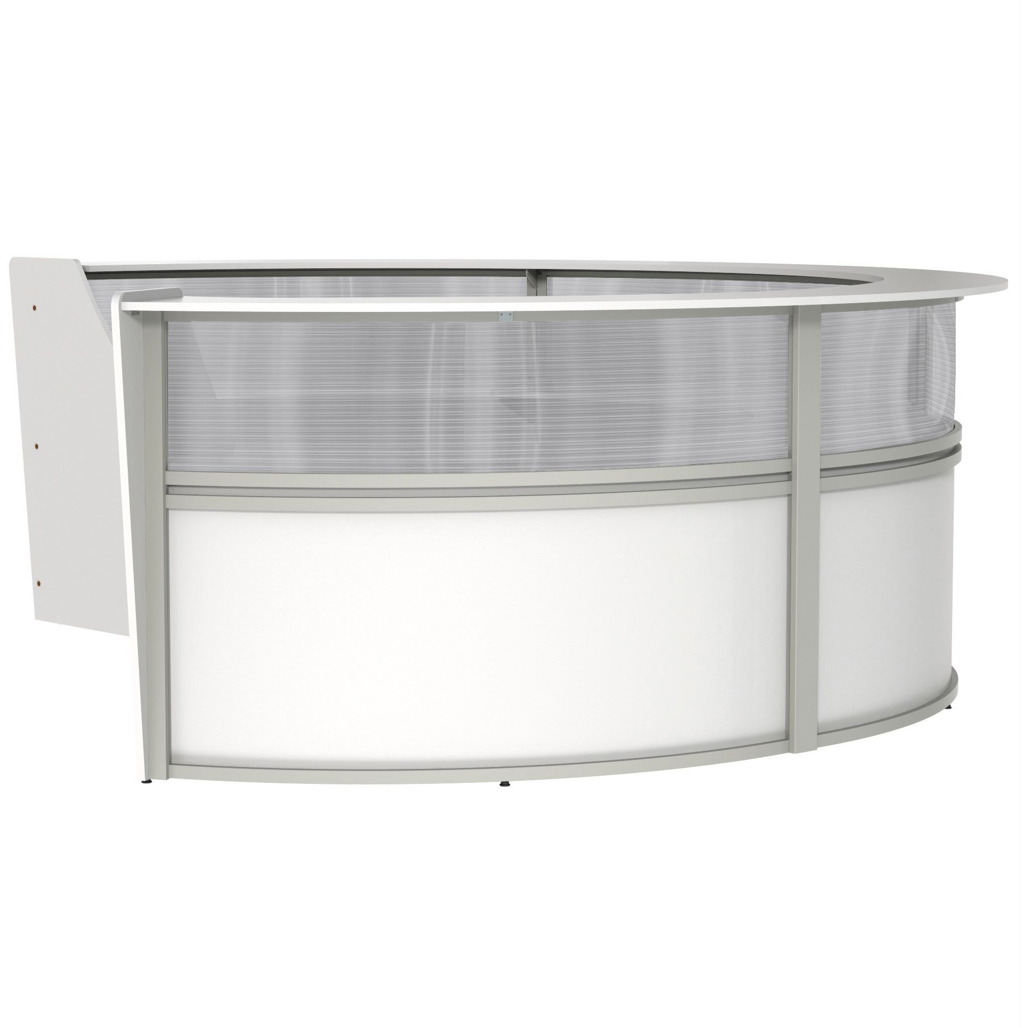 Linea Italia 4-Unit Curved Reception Desk