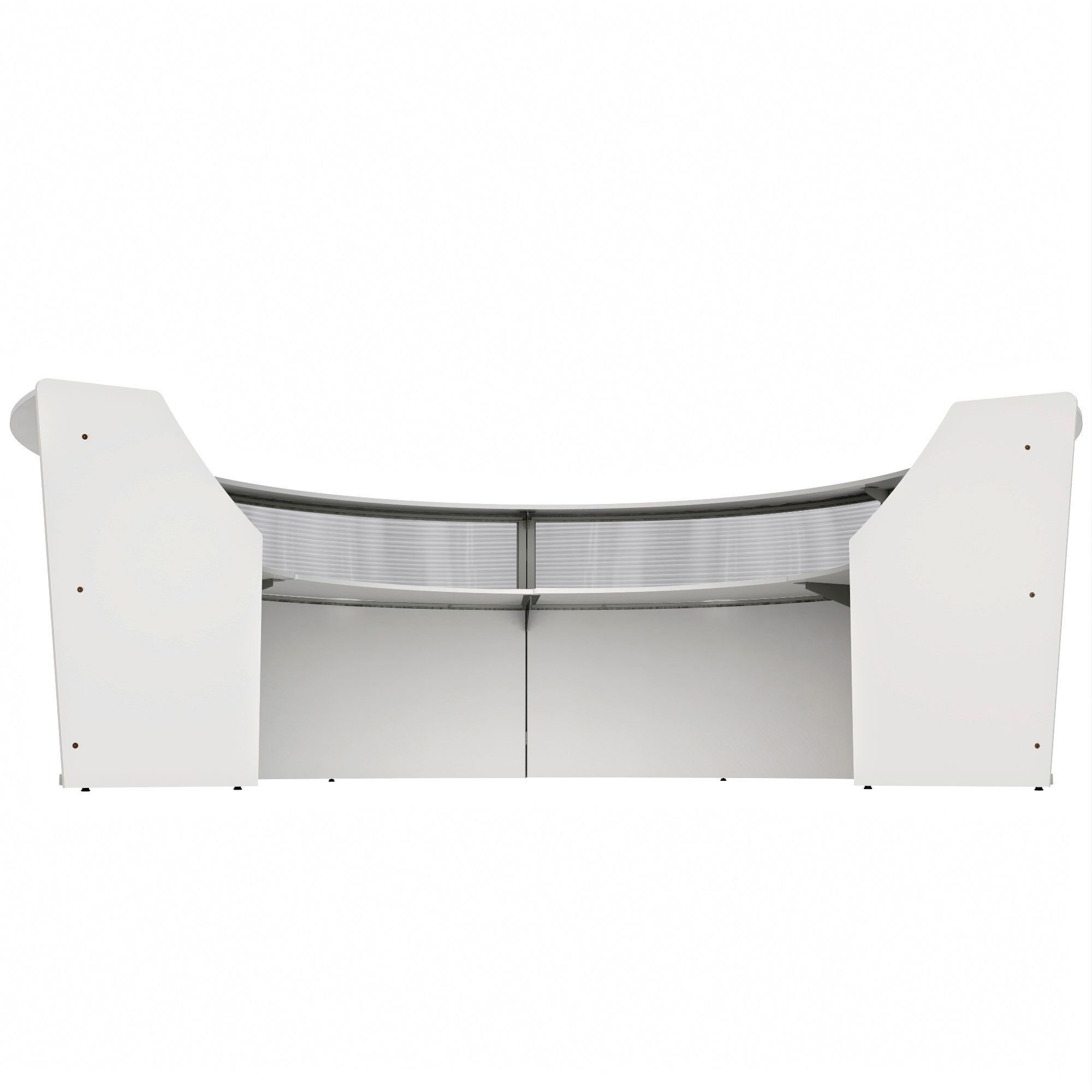 Linea Italia 4-Unit Curved Reception Desk