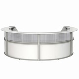 Linea Italia 4-Unit Curved Reception Desk