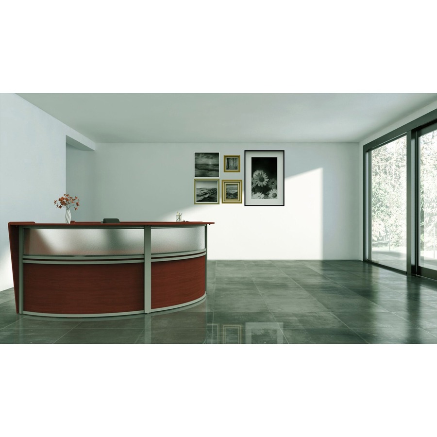 Linea Italia 4-Unit Curved Reception Desk