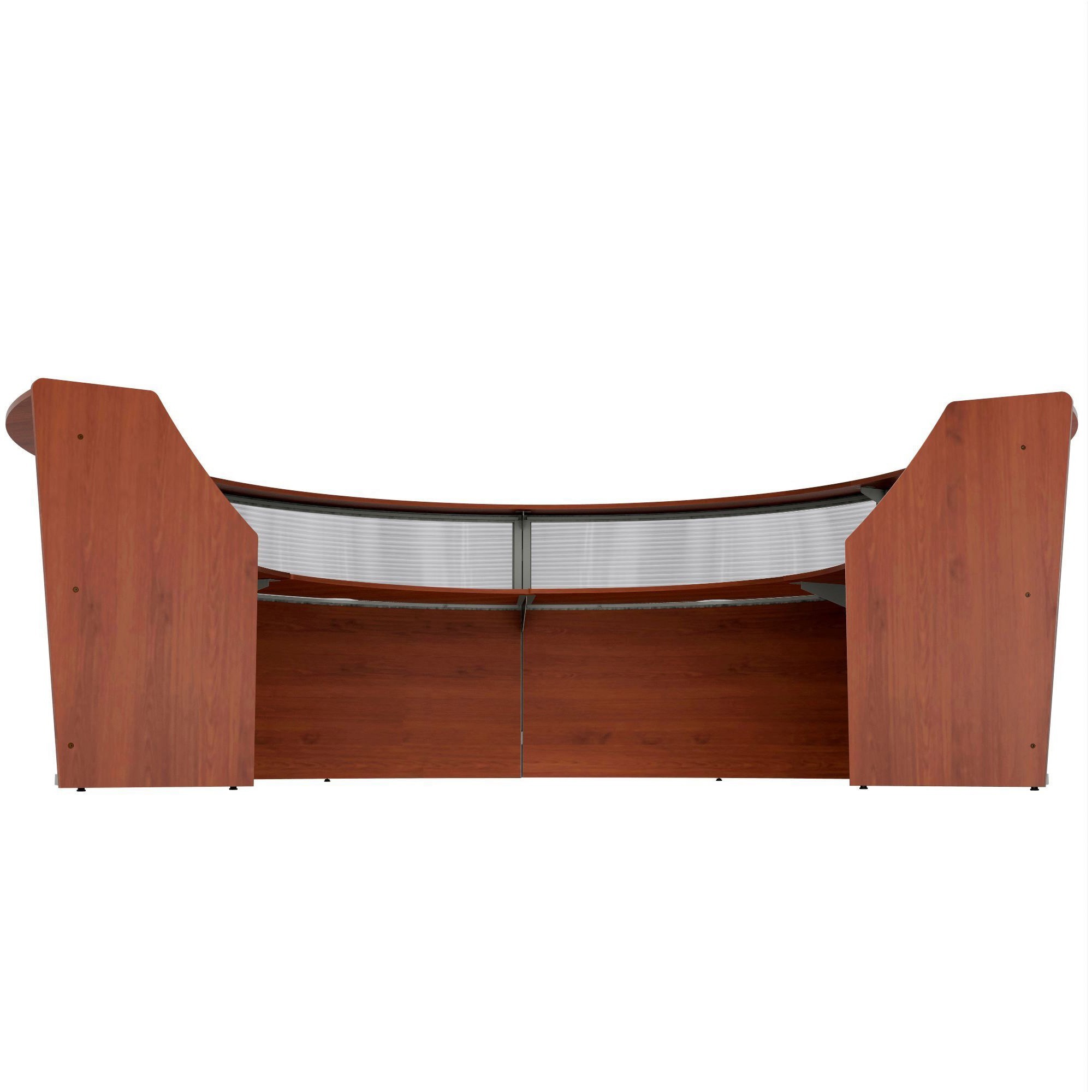 Linea Italia 4-Unit Curved Reception Desk