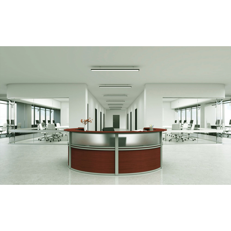 Linea Italia 4-Unit Curved Reception Desk