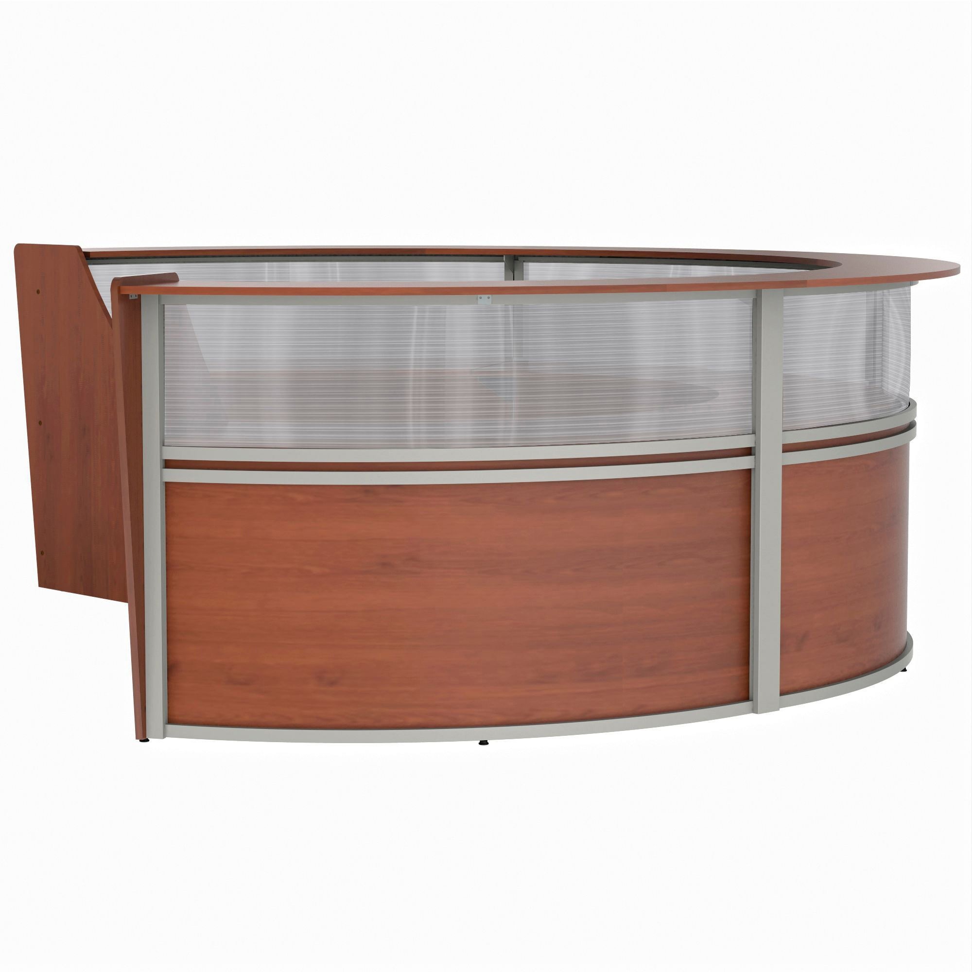 Linea Italia 4-Unit Curved Reception Desk