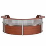Linea Italia 4-Unit Curved Reception Desk