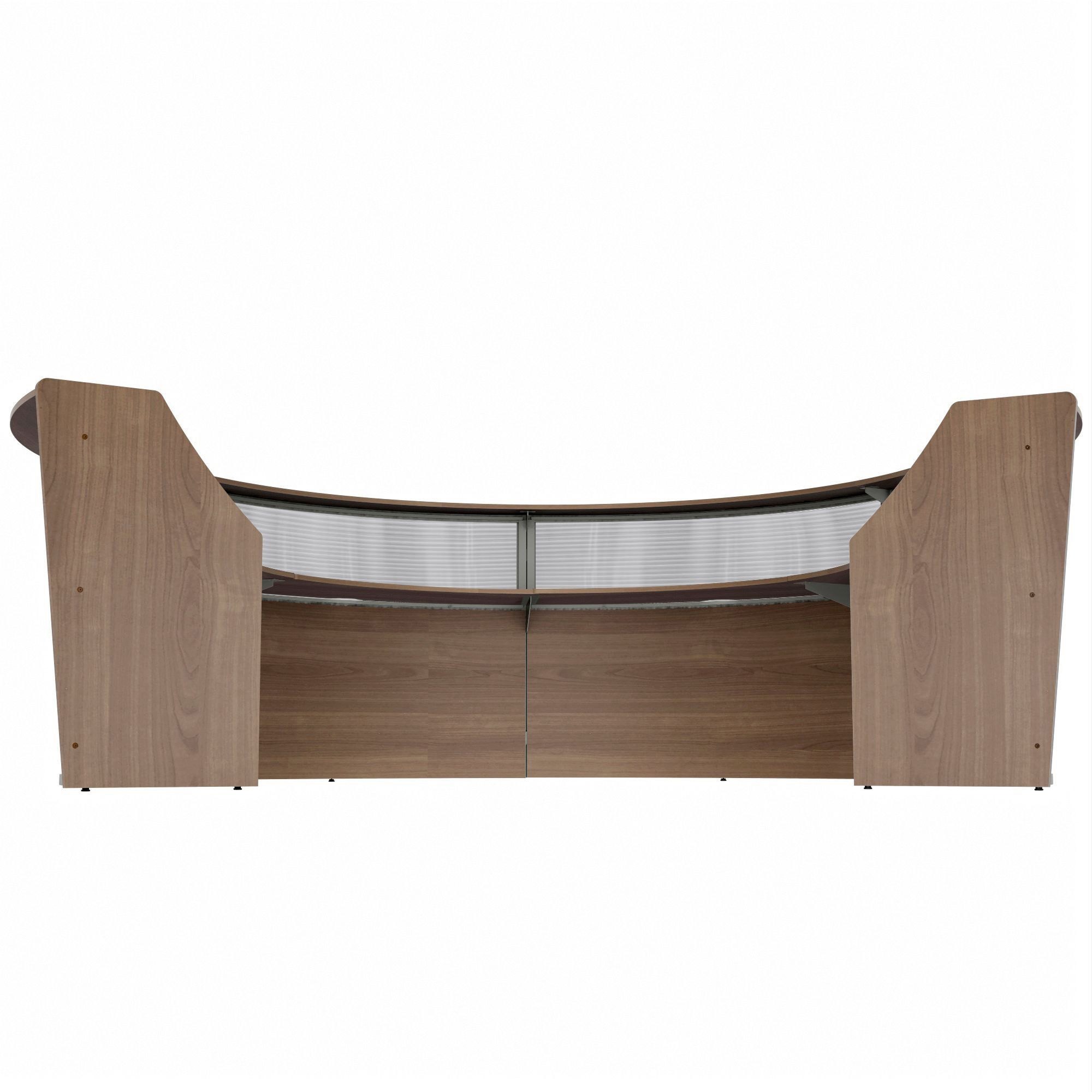 Linea Italia 4-Unit Curved Reception Desk
