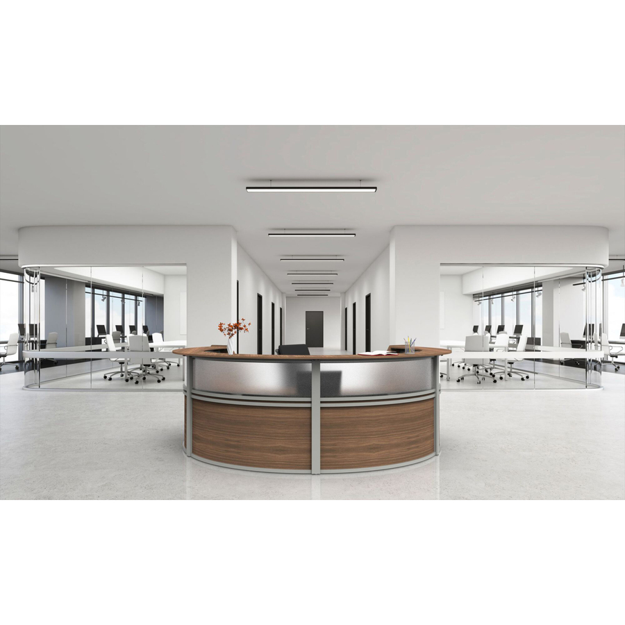 Linea Italia 4-Unit Curved Reception Desk