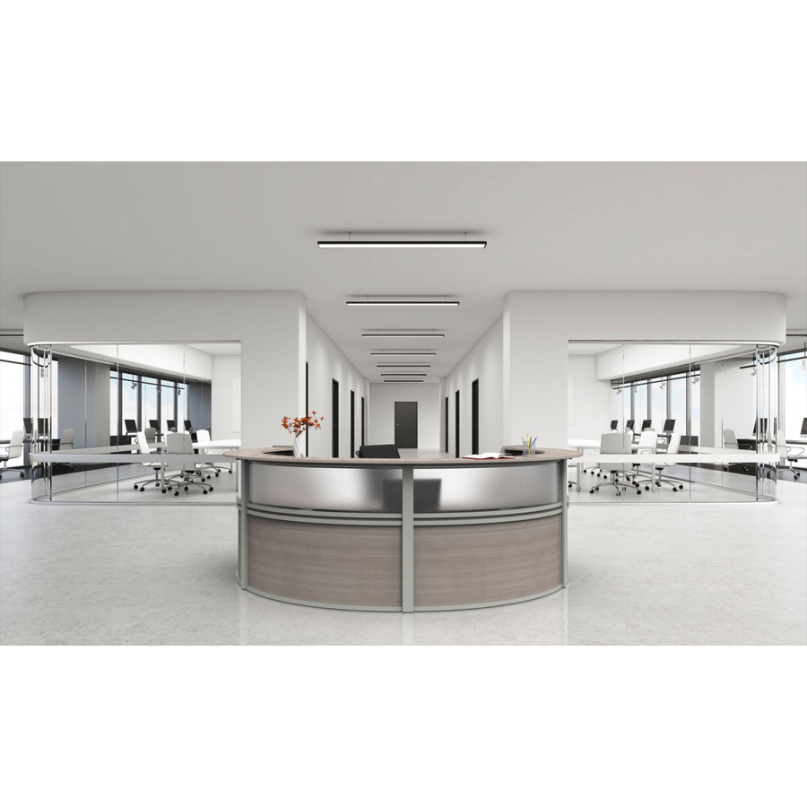 Linea Italia 4-Unit Curved Reception Desk