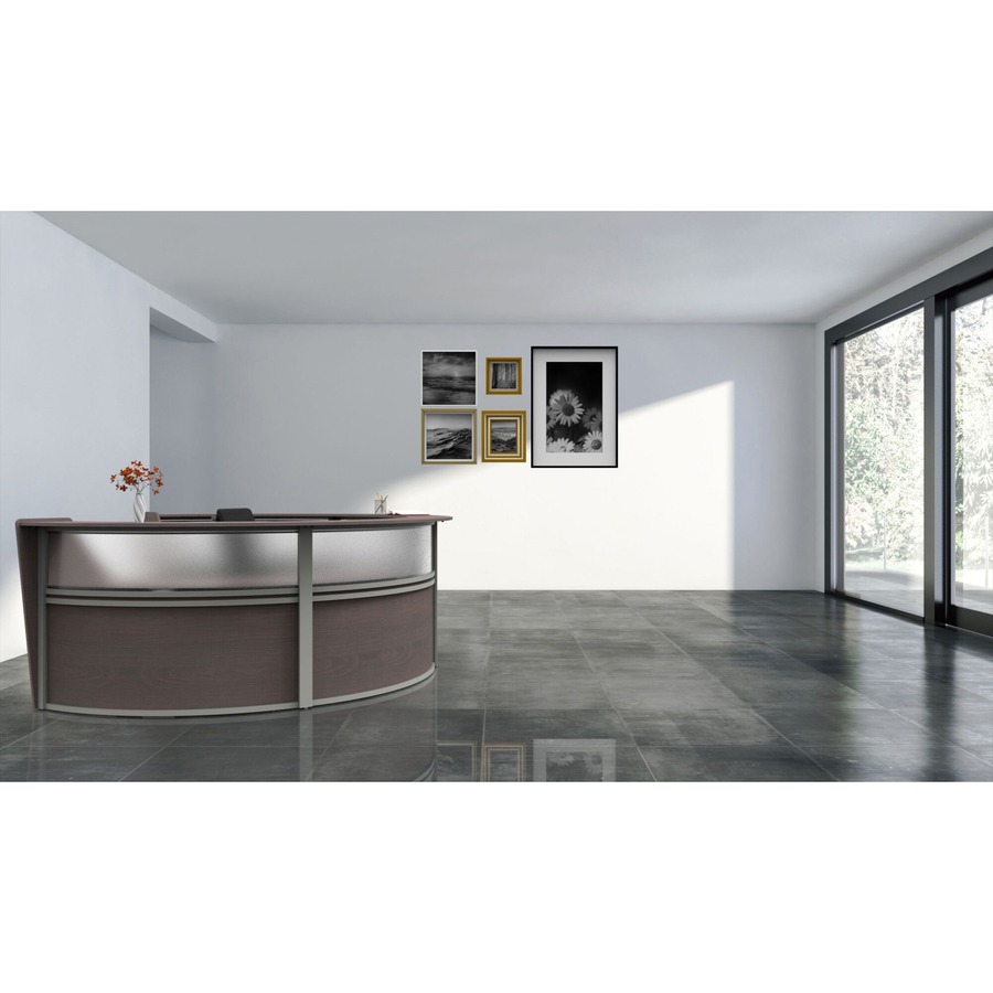 Linea Italia 4-Unit Curved Reception Desk