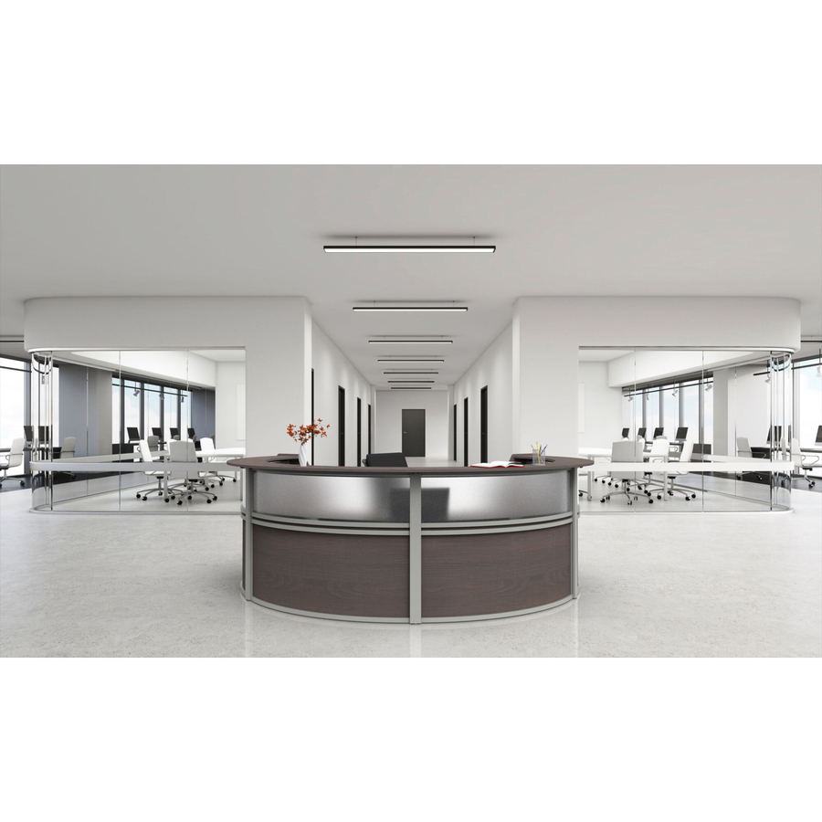 Linea Italia 4-Unit Curved Reception Desk