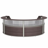 Linea Italia 4-Unit Curved Reception Desk