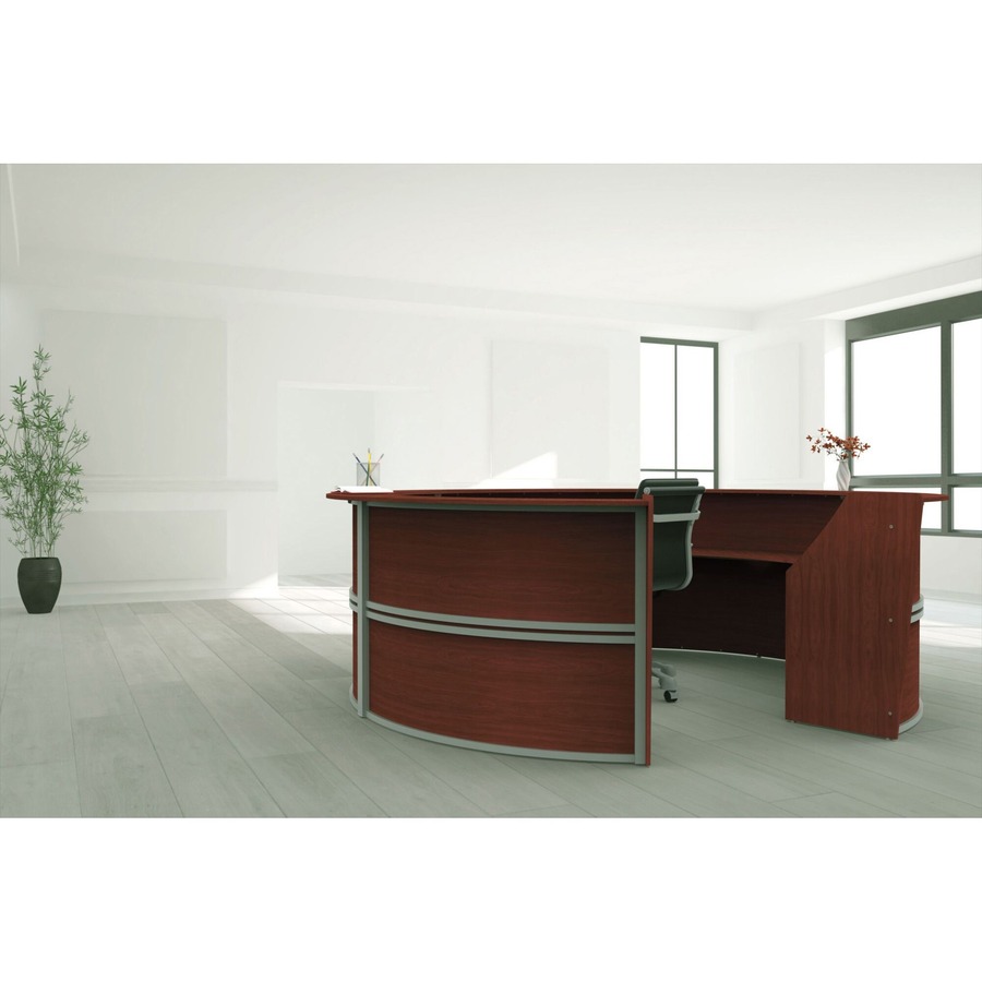 Linea Italia 5-Unit Curved Reception Desk